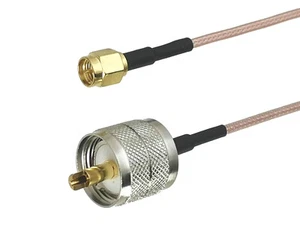 RG316 UHF PL259 Stecker auf SMA Stecker RF Jumper Zopf 6 Zoll ~ 3 Fuß - Bild 1 von 20