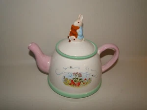 Teleflora Geschenk Beatrix Potter Peter Rabbit Teekanne Tee - Bild 1 von 8