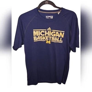 Camiseta Adidas Michigan Basketball Ultimate manga corta talla mediana - Imagen 1 de 7