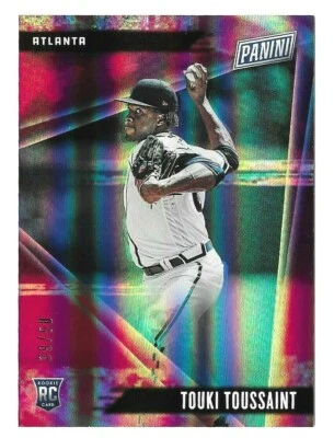 Touki Toussaint 2019 Panini Father's Day Holo Rookie Parallel #65 /50 Braves 🔥 - Image 1 of 3