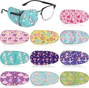 Panelee 10 Pcs Adhesive Eye Patches for Kids Boys 10 Styles Latex Free Lazy Eye - Picture 1 of 1