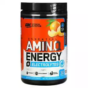 2 X Optimum Nutrition, ESSENTIAL AMIN.O. ENERGY + ELECTROLYTES, Tangerine Wave, - Picture 1 of 2