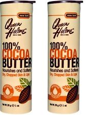 2 Pack Queen Helene 100% Cocoa Butter Stick Dry Skin 1oz