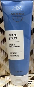 Bath & Body Works Ultimate Hydration Body Cream Aroma Start SAGE CEDARWOOD - Picture 1 of 4