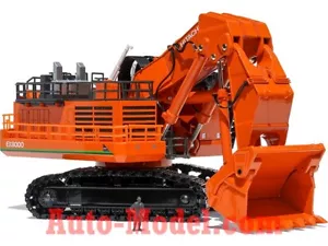 1:87 HO Hitachi EX8000 Hydraulic Excavator Orange/Black Dealer Edition - Picture 1 of 1
