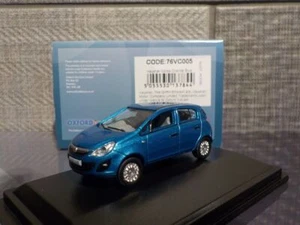 VAUXHALL Corsa - Blue - New Release Oxford Diecast 1/76 76VC005 - Picture 1 of 5