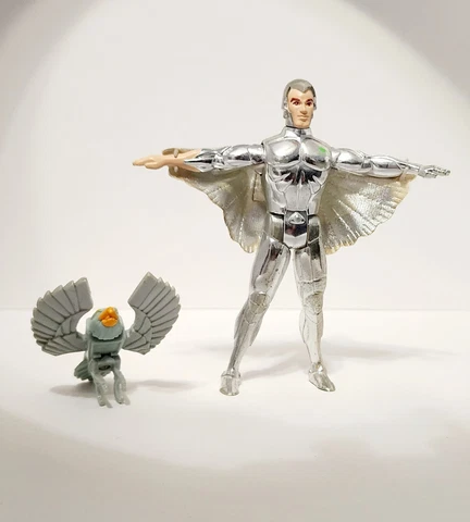 Vintage Silverhawks Quicksilver with Tally-Hawk Kenner Telepix 1986 Cover