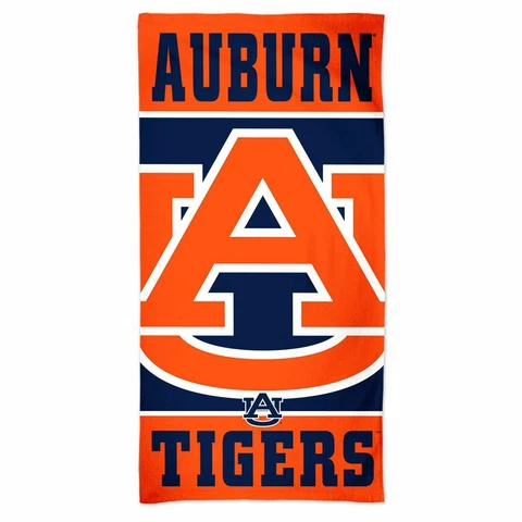 AUBURN TIGERS "AU" 30"X60" FIBER SPECTRA BEACH TOWEL NEW WINCRAFT 🐯 Cover