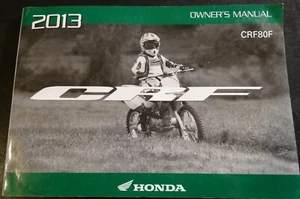 2013 HONDA MOTORCYCLE CRF80F OWNER'S MANUAL (530) - Picture 1 of 1
