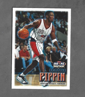 Scottie Pippen HOF Houston Rockets 1999-00 Skybox Hoops #149 Free Shipping on 3+ - Image 1 of 2