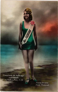 PC US, PREMIO PRIMERO, MISS FLORIDA, Vintage REAL PHOTO Postcard (b61989) - Picture 1 of 2