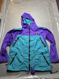 Vintage Sierra Designs Jacket Mens Medium Hooded Windbreaker Outdoor 90s - Picture 1 of 7