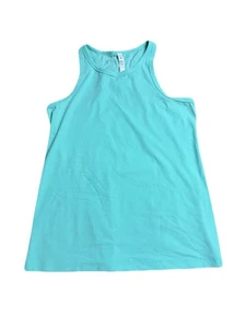 Camiseta sin mangas Lululemon verde menta sin mangas con correa trasera corredera talla 14 - Imagen 1 de 5