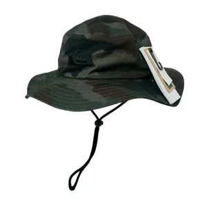 Quicksilver Jungen Jugend Bushmaster Schlapphut Schirmmütze Fischerhut 55 cm Camouflage Neu mit Etikett - Bild 1 von 9