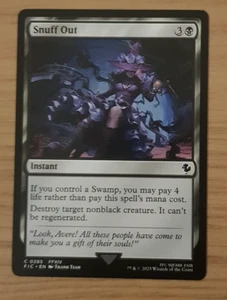 Snuff Out MTG NM Regular Commander Final Fantasy Magic - Picture 1 of 2