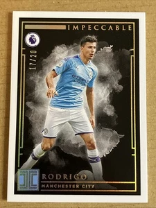 2019-20 Impeccable Premier League RODRI Gold Parallel 17/20 RC Manchester City - Bild 1 von 6