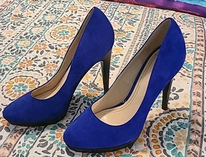 Cole Haan - Almond Toe NIKE Air Pump Plateau Heels D39077 Royal Blue Noy - Bild 1 von 5