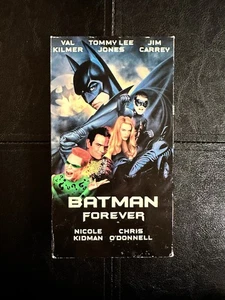 Batman Forever 1995 VHS Tape Warner Home Video Complete With Original Inserts! - Picture 1 of 8