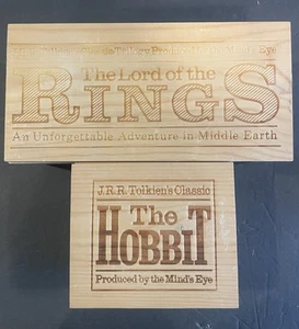 Lord of the Rings Trilogy / Hobbit Audio Book 18 Tapes Wood Box Sets Tolkien - Picture 1 of 5