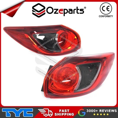 TYC Pair LH+RH Tail Light Rear Lamp Non LED KE Series 2 2014~2017 Maxx Sport - Image 1 of 4