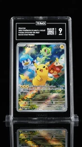 Pikachu 027 Sv: Scarlet & Violet Promo Cards Holo TAG 9 - Picture 1 of 2