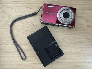 Olympus FE4000 Digital Camera 12MP Pink Compact Retro Style Tested - Picture 1 of 12