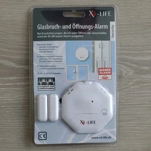 X4-LIFE Glasbruch- und Öffnungalarm für Fenster und Balkontüren 95 dB 701331 - Bild 1 von 2