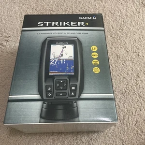 Garmin Striker 4 Fishfinder GPS UNIT ONLY. No Power. With Box & Accessories. - Picture 1 of 8