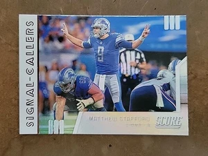 2019 Score Football MATTHEW STAFFORD Signal-Callers -DETROIT LIONS- #SC-14 - Picture 1 of 1