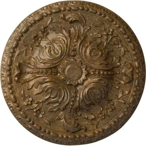19-5/8 in. x 3/4 in. Amelia Urethane Ceiling Medallion (Fits Canopies upto 2-3/8 - Picture 1 of 12