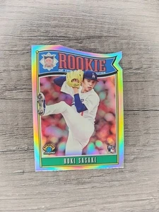 Bowman Roki Sasaki 2025 cromado novato del año favoritos troquelado - Imagen 1 de 2