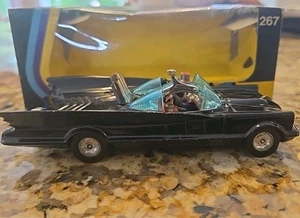 Corgi Toys No 267 Vintage 1960'S Batman Batmobile Tow Hook 2 Figures Gloss W/BOX - Picture 1 of 4