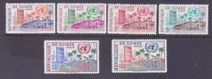 Guinea 190-93 & C22-23 postfrisch 1959 Guinea's Admission to UN 1st Anniversary Set - Bild 1 von 1