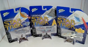 Johnny Lightning Legends of Star Trek Series 1 Lot Set of 3 Ships NEW - Picture 1 of 7