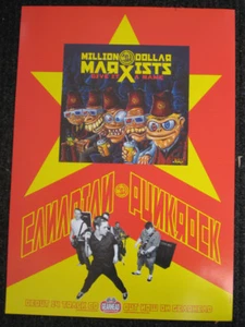 Million Dollar Marxists Promo Poster Gearhead Records Detroit Style Garage Punk - Picture 1 of 1