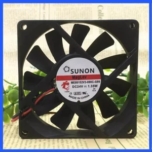 SUNON ME80152V3-000C-G99 8015 DC24V 1.35W 8CM 2-Wire Silent Cooling Fan - Picture 1 of 2