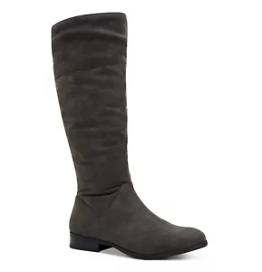 Style & Co Women's Kelimae Scrunched Boots Grey Size 7WC Wide Calf (No Box) B4HP - Picture 1 of 5