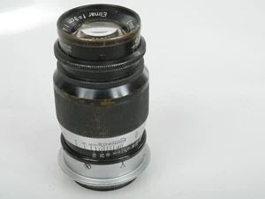 Leitz Leica ELMAR 4/90 4/9cm f=9cm 1:4 Nr. 453450 mtr black chrome M39 *ANKAUF* - Bild 1 von 18