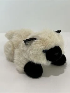Vintage A&A Plüschtier Siamkatze Kätzchen klein 7 Zoll Stofftier blaue Augen - Bild 1 von 12
