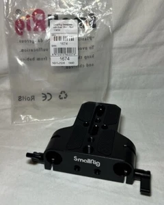 SmallRig Universal Baseplate with Dual 15mm Rod Rail Clamp for Camera Cage 1674 - Picture 1 of 4