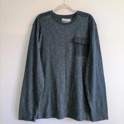 Camisa Pullover Nautica Para Hombre Calce Ajustado Azul Marino Bolsillo Talla XXL Foto 1 de 4