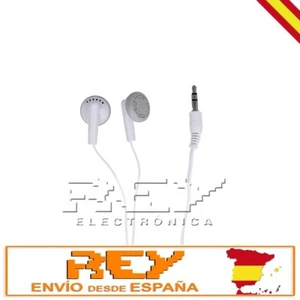 Auricular Cascos para SAMSUNG Audio Auriculares Jack 3.5 mm Blanco s206 - Imagen 1 de 3