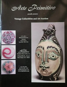 Arte Primitivo Vintage Collectibles Auction Catalog September 2002 - Picture 1 of 1