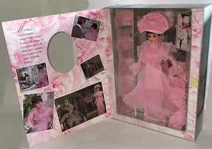 1995 My Fair Lady Barbie Doll Pink Organza Fancy Dress & Hat Liza Doolittle NEW - Picture 1 of 10