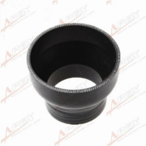 3.75" To 3.5'' inch Straight Reducer Silicone Coupler 3Ply Hose Pipe Black - Picture 1 of 5