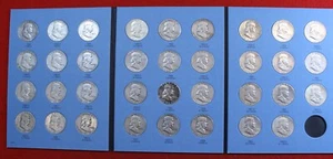 1948-1963 Franklin Half Dollars New Whitman Folder Album Complete FH30 - Picture 1 of 9