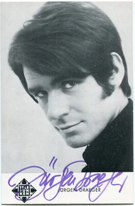 Cartolina / cartolina autografata JÜRGEN DRARGER con autografo, foto Teldec/Harder anni 60 - Foto 1 di 1