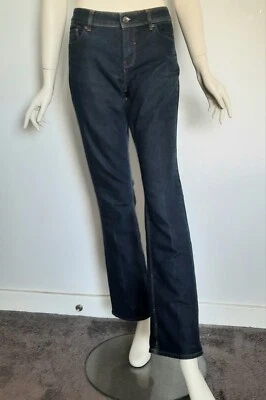 Esprit Size 28W 32L Dark Wash Indigo Straight Leg Jeans - Image 1 of 4