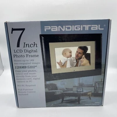 Pandigital PAN70-0 7" LCD Digital Photo Picture Frame EUC - Image 1 of 4