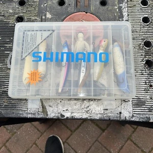 Shimano Aufbewahrungsköder, Organizer Case mit gebrauchten Ködern wie abgebildet - Bild 1 von 10